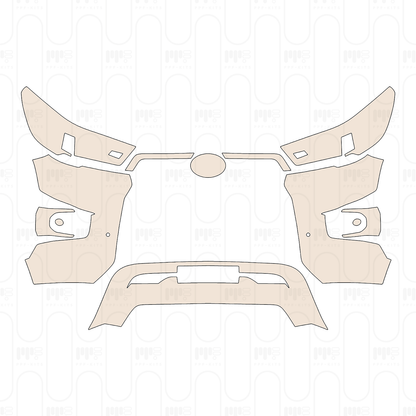 Pre-Cut PPF Toyota Hilux (EU) Double Cab Invincible X 2023