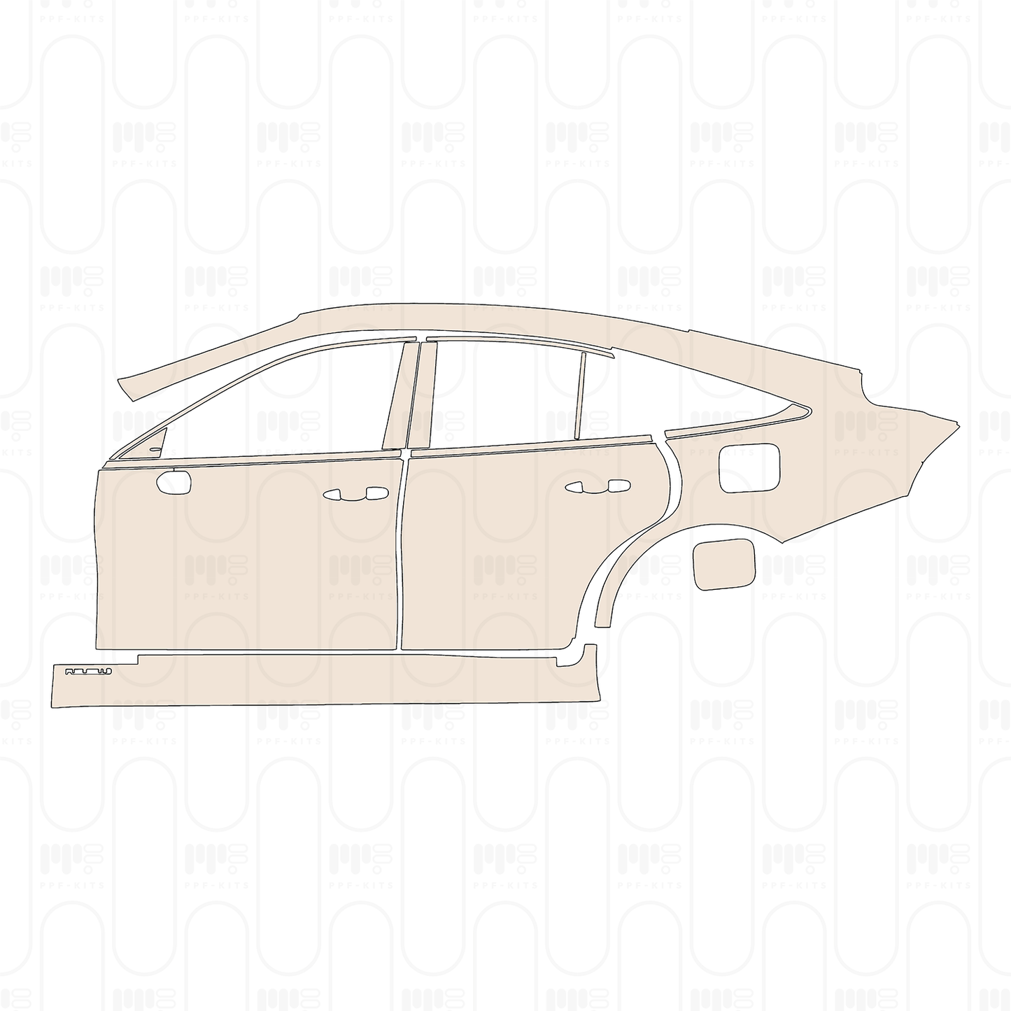 Pre-Cut PPF Toyota Mirai 2022