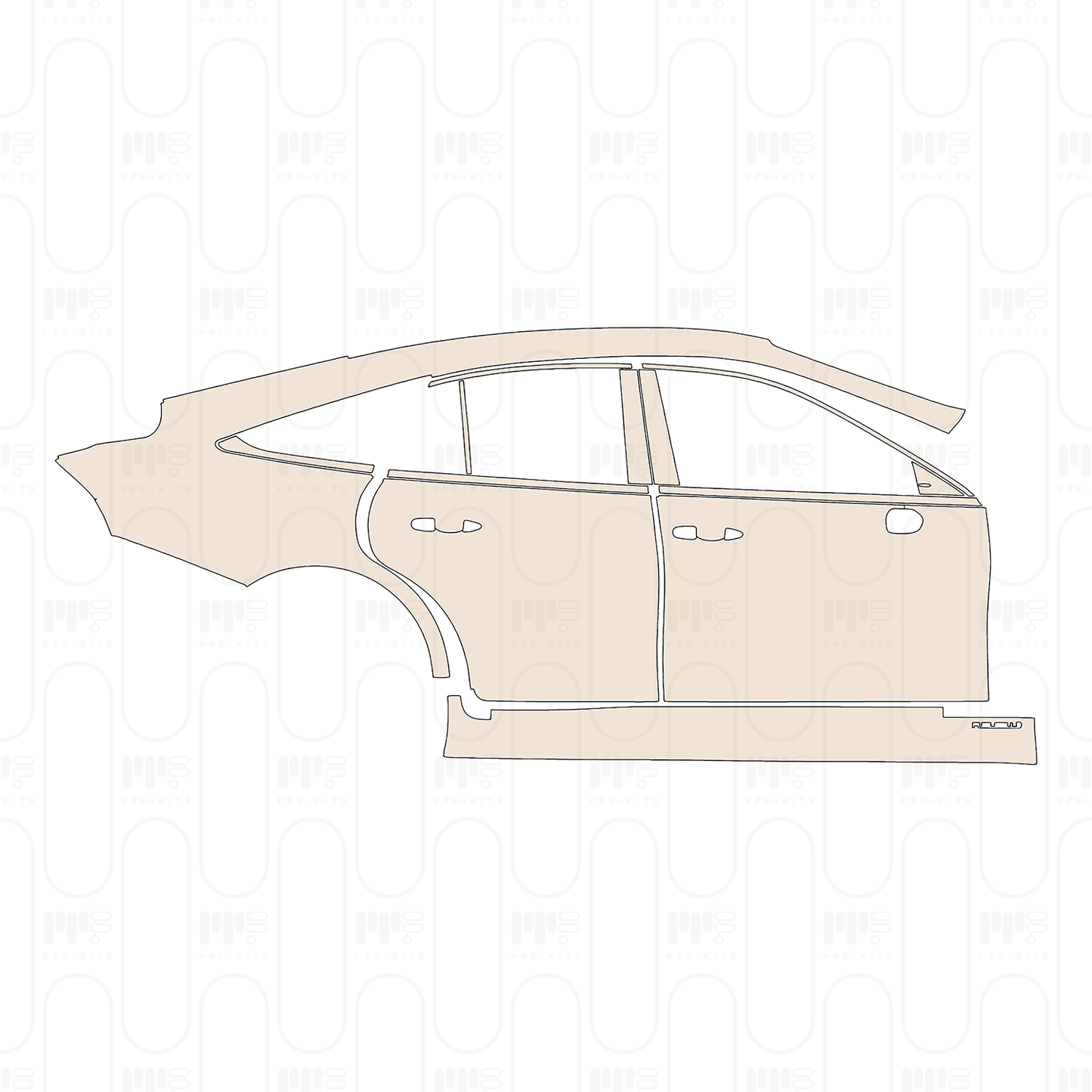 Pre-Cut PPF Toyota Mirai 2022