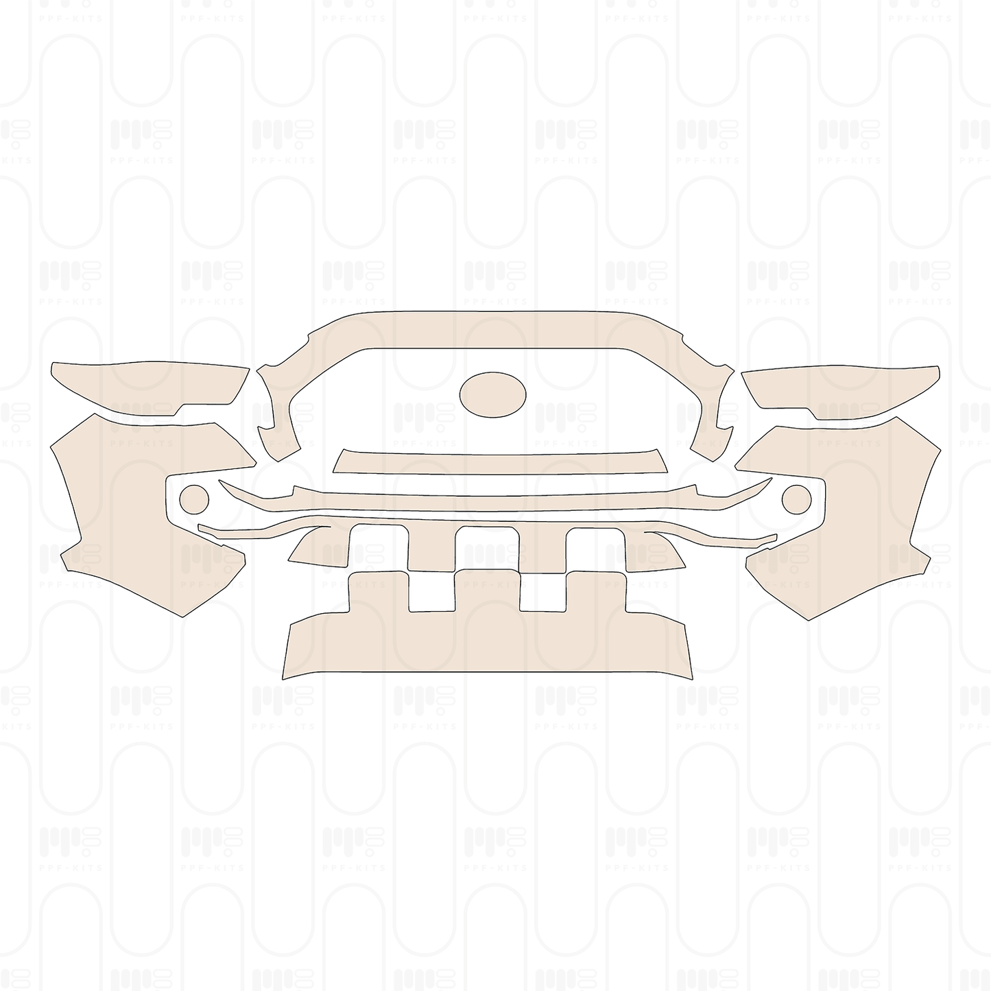 Pre-Cut PPF Toyota Tacoma Double Cab SR 2023