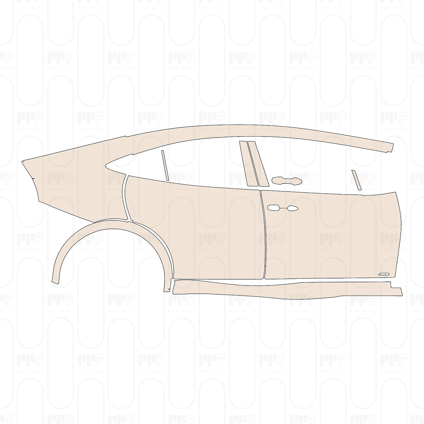 Pre-Cut PPF Toyota Prius (US) LE 2023