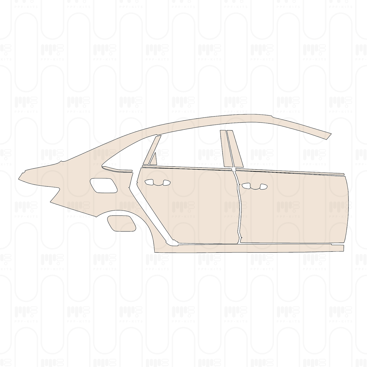 Pre-Cut PPF Volkswagen Jetta (US) SE 2023