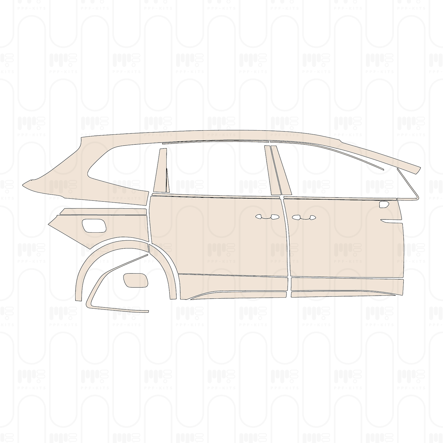 Pre-Cut PPF Volkswagen Viloran Flagship 2023