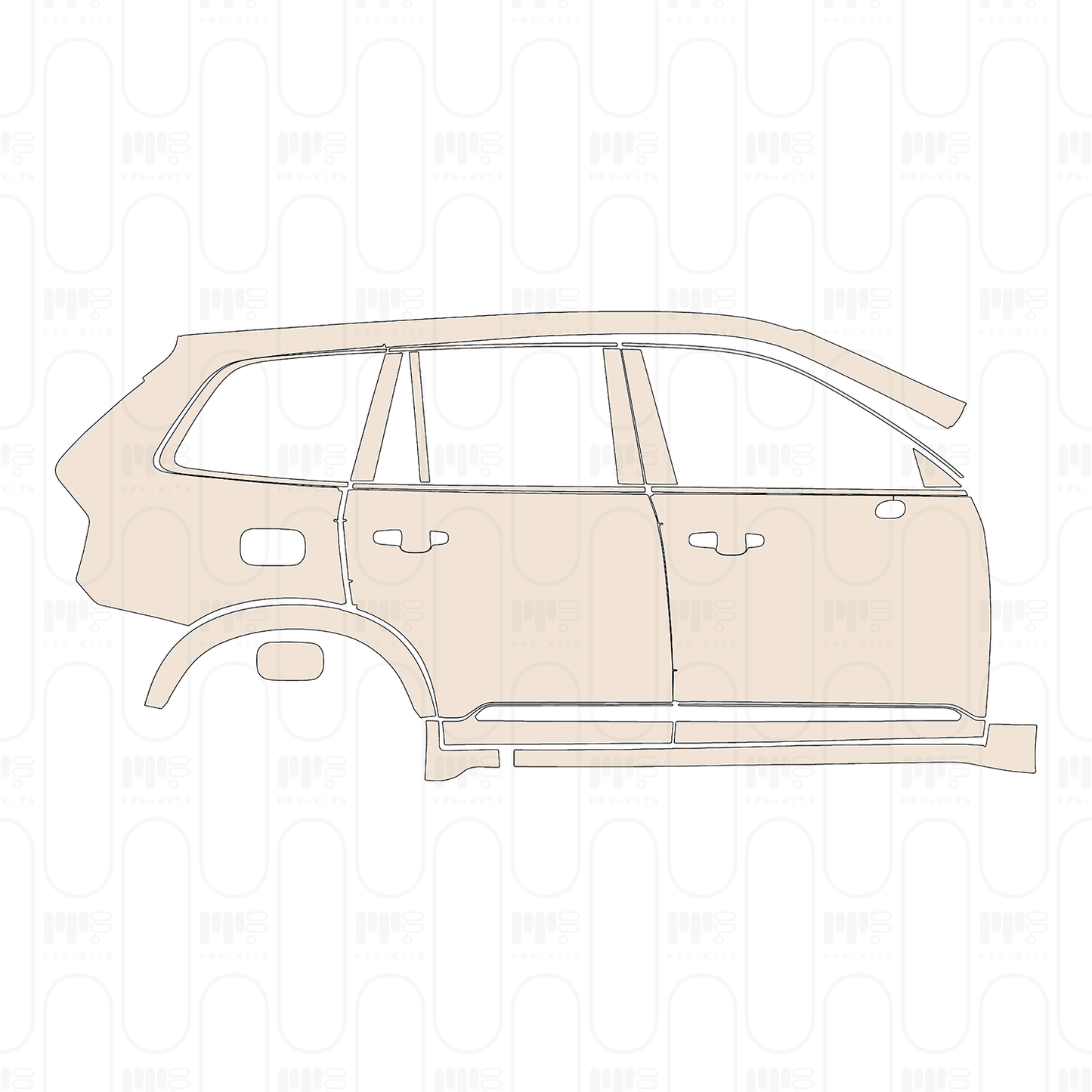 Pre-Cut PPF Volvo XC90 Inscription 2023