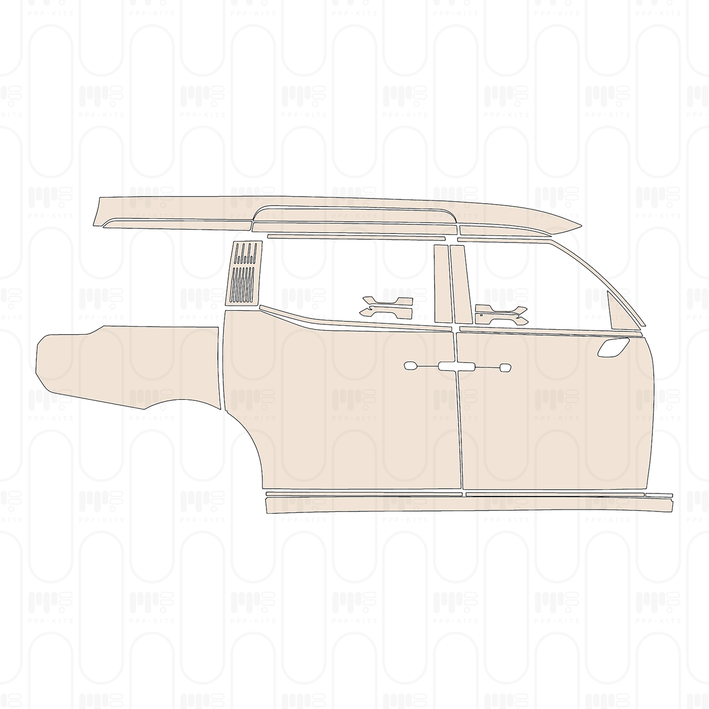 Pre-Cut PPF Zeekr 009 Base 2023