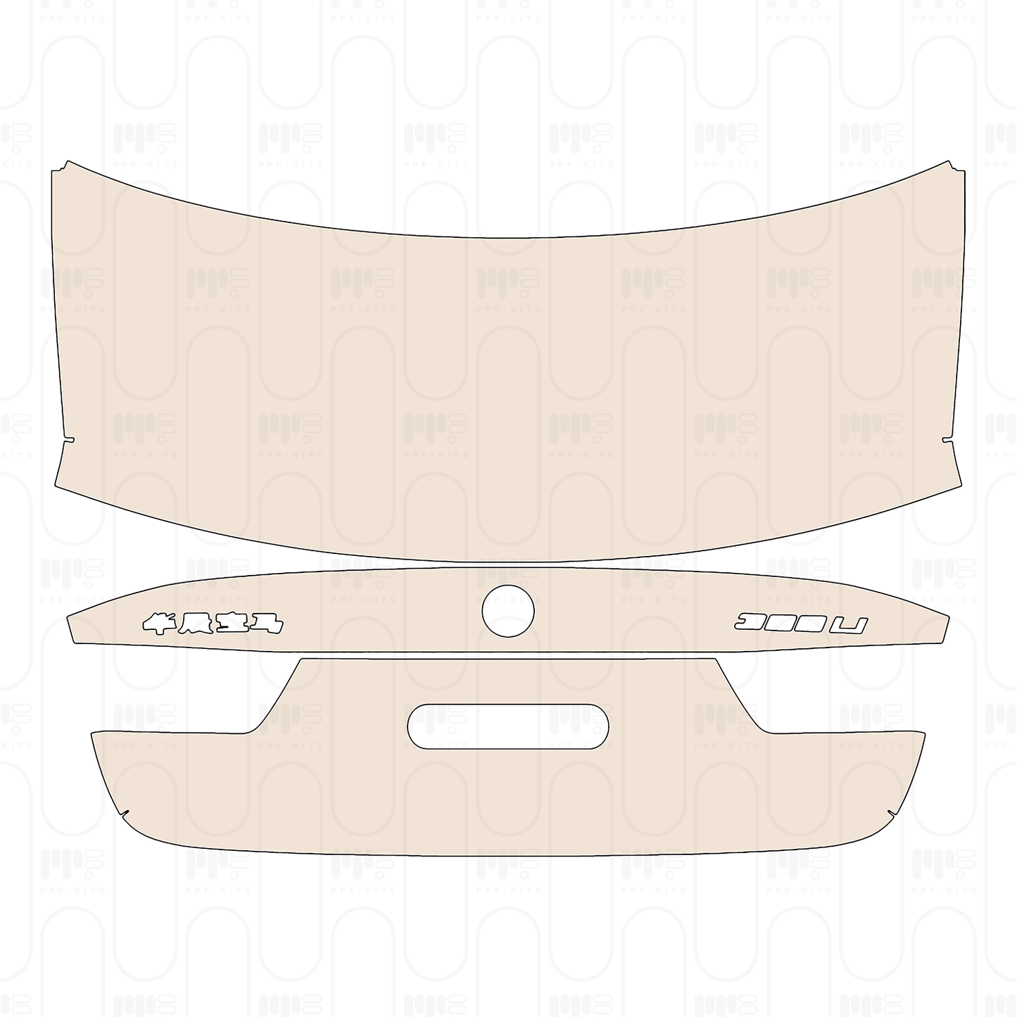 Pre-Cut PPF BMW 3 Series Sedan Base Extended Wheelbase 2022