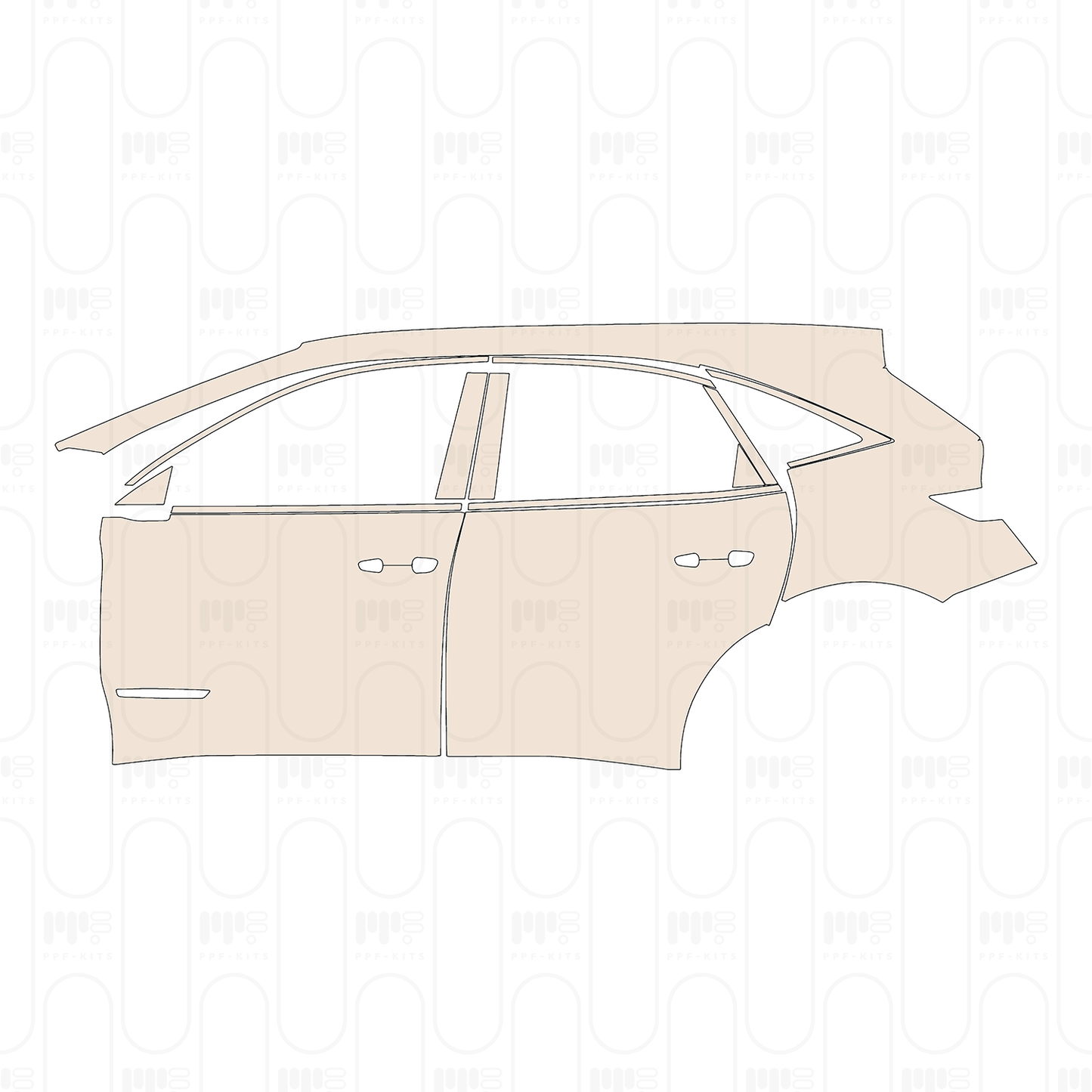 Pre-Cut PPF DS Automobiles DS 7 2022