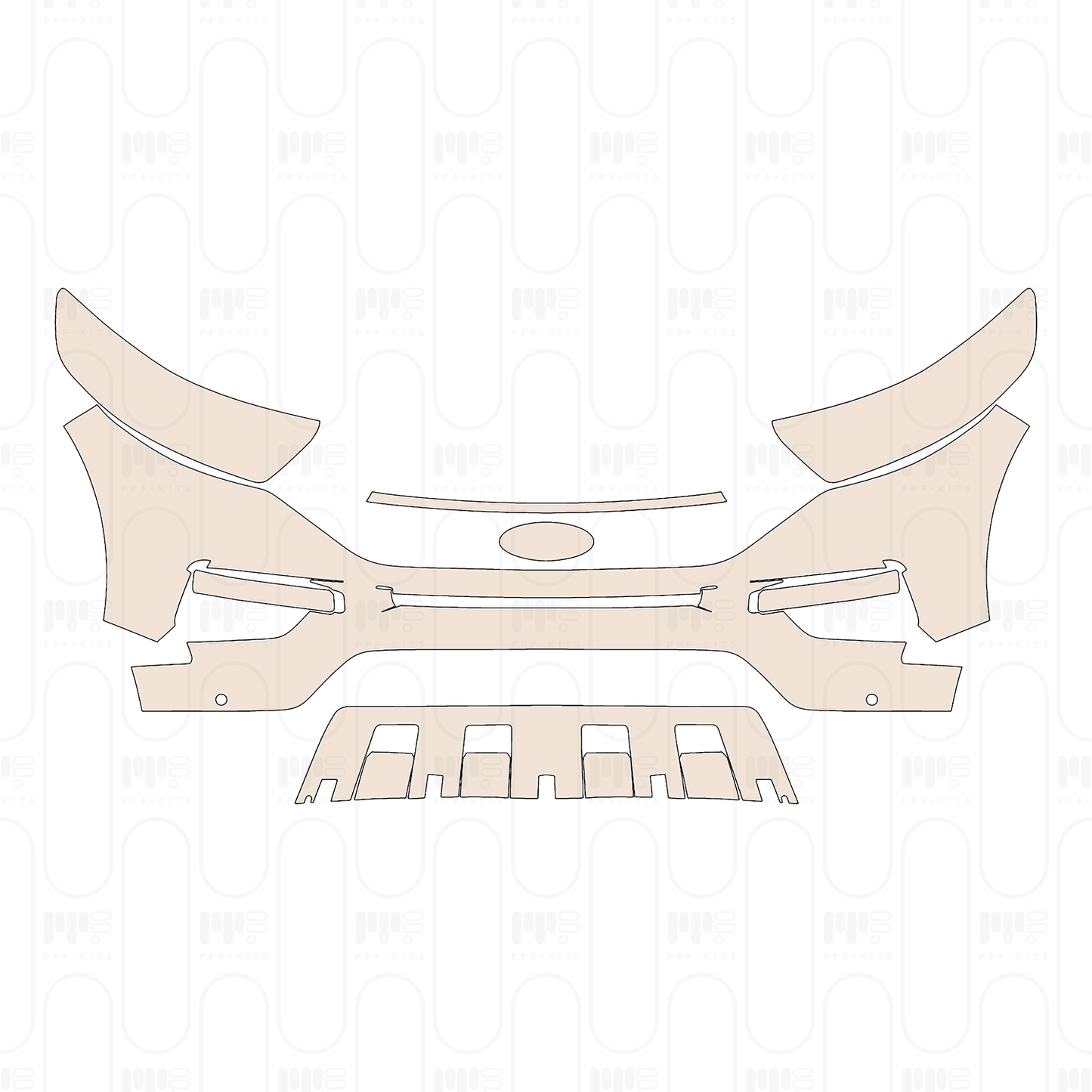 Pre-Cut PPF Ford Escape (US) Titanium 2022