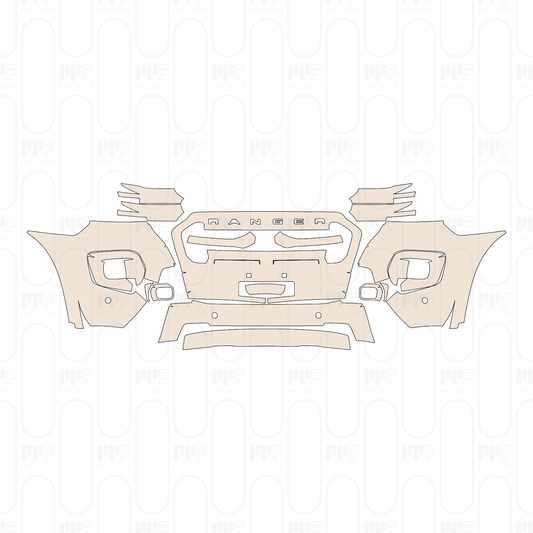 Pre-Cut PPF Ford Ranger (EU) Wildtrak 2022