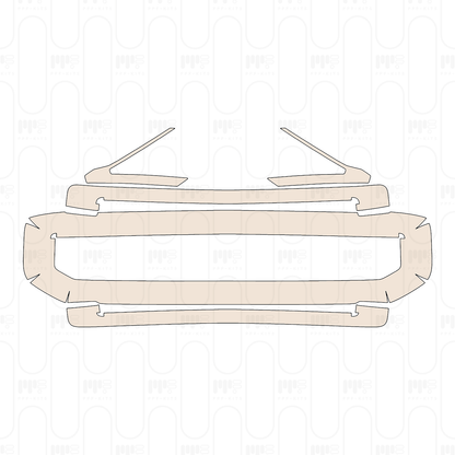 Pre-Cut PPF Ford Super Duty F-250 Super Cab Lariat 2022