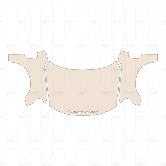 Pre-Cut PPF Ford Super Duty F-250 Super Cab XLT 2022