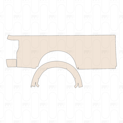 Pre-Cut PPF Ford Super Duty F-250 Crew Cab King Ranch 2022