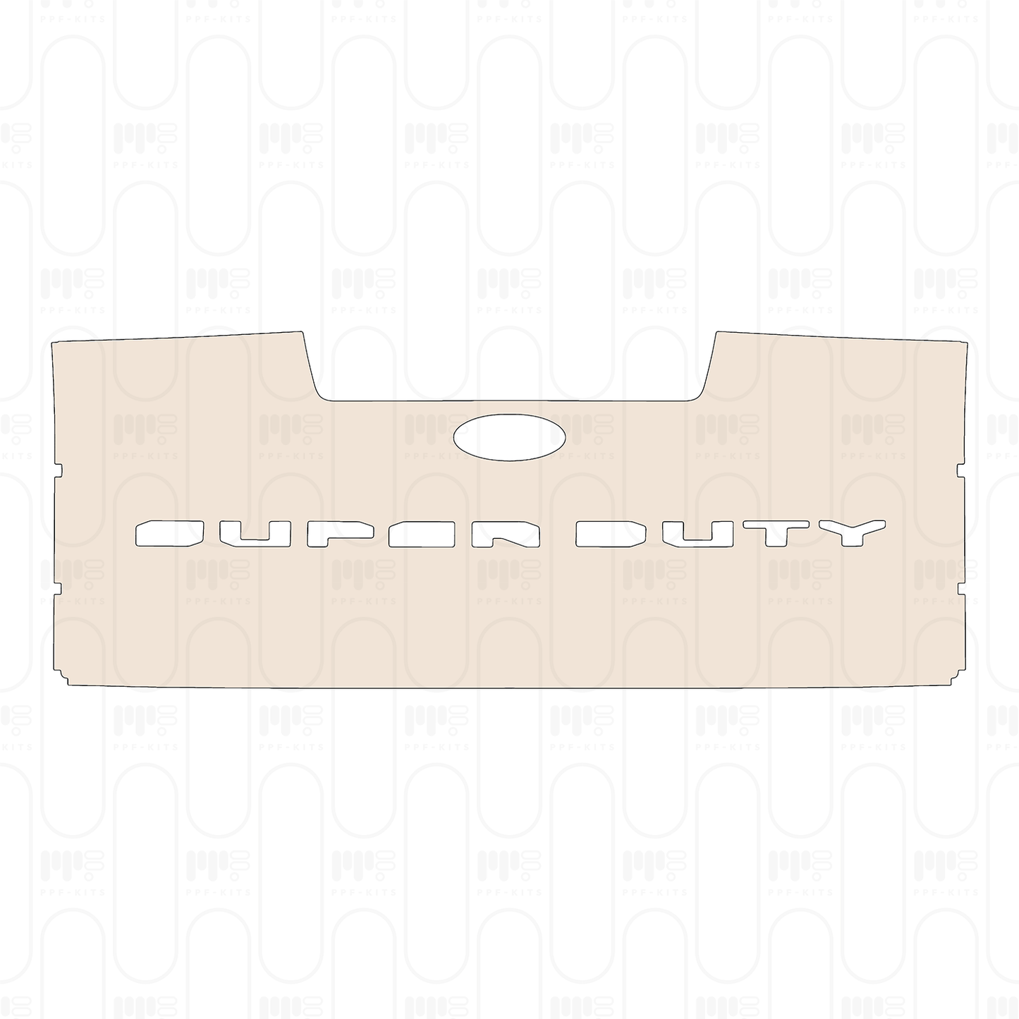 Pre-Cut PPF Ford Super Duty F-250 Super Cab Lariat 2022