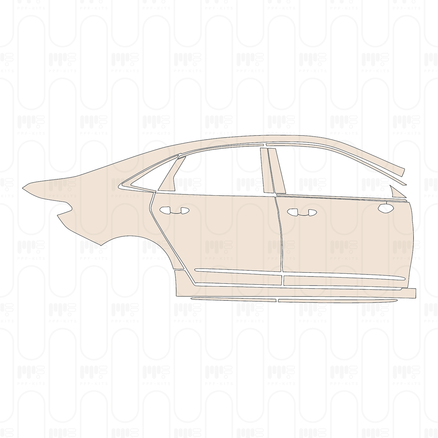 Pre-Cut PPF Ford Taurus Base 2022