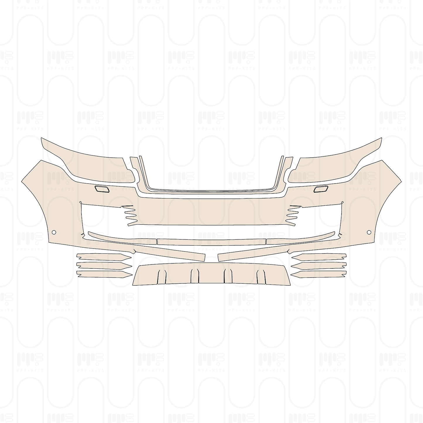 Pre-Cut PPF Land Rover Range Rover Extended Wheelbase Base 2022