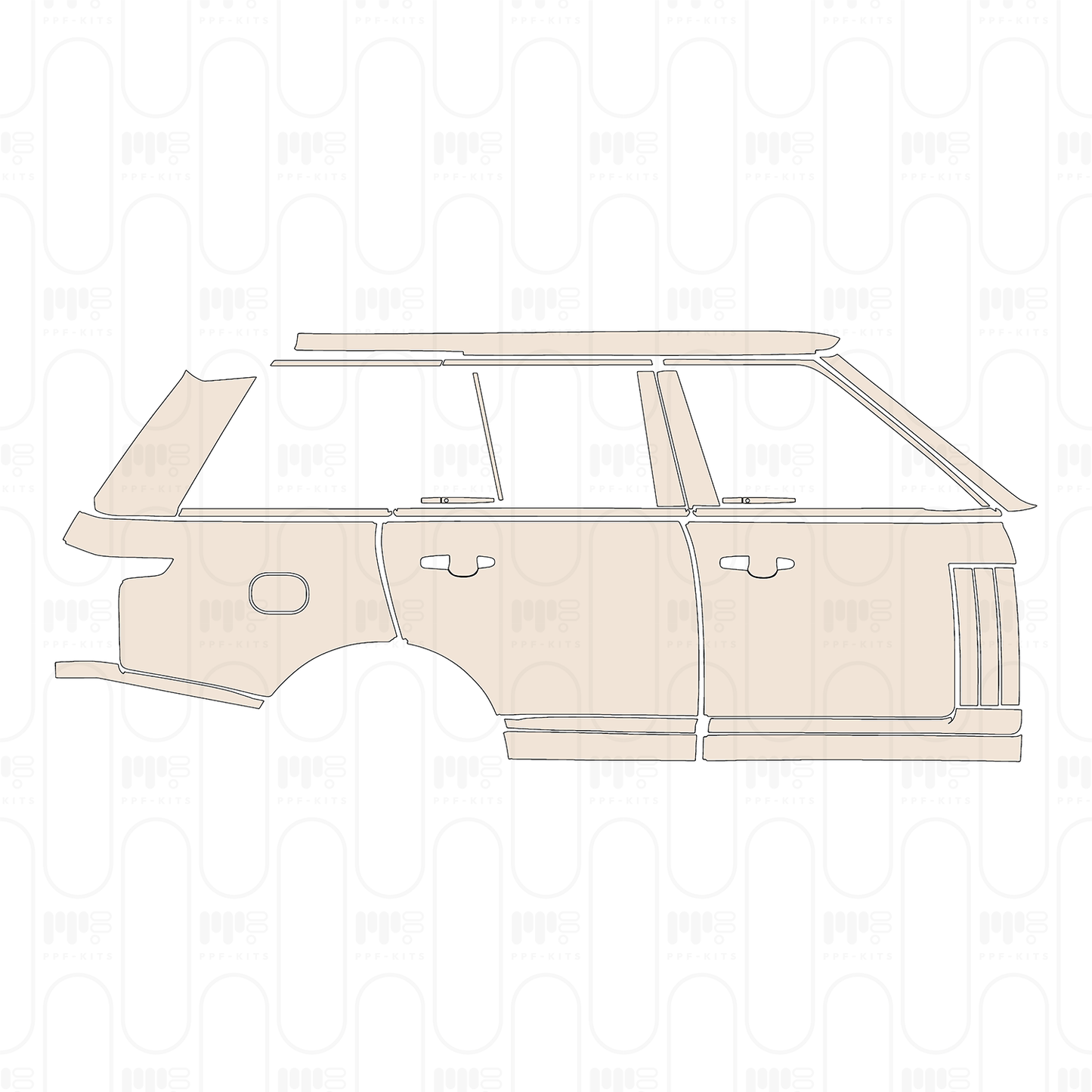 Pre-Cut PPF Land Rover Range Rover Standard Wheelbase SVAutobiography 2022