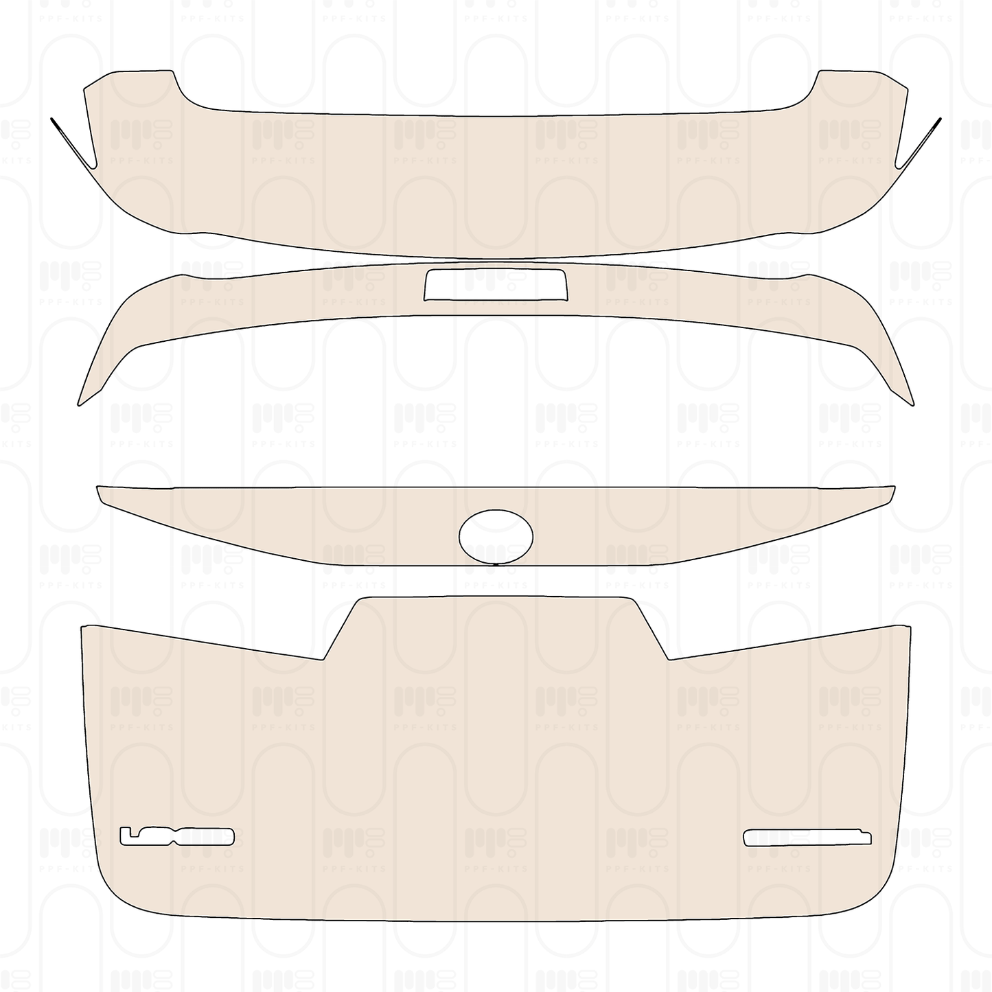 Pre-Cut PPF Lexus LM 2022