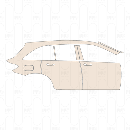 Pre-Cut PPF Mercedes-Benz GLC SUV Extended Wheelbase (GLC L) Base 2022
