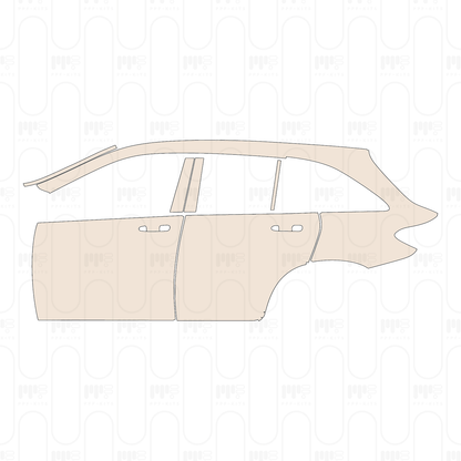 Pre-Cut PPF Mercedes-Benz GLC SUV AMG GLC43 2022