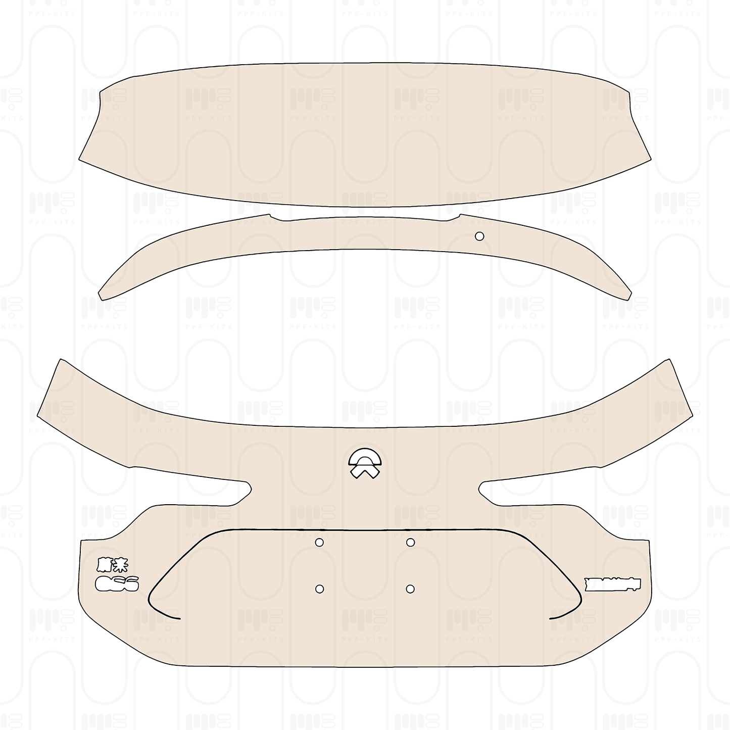 Pre-Cut PPF NIO ES6 2022