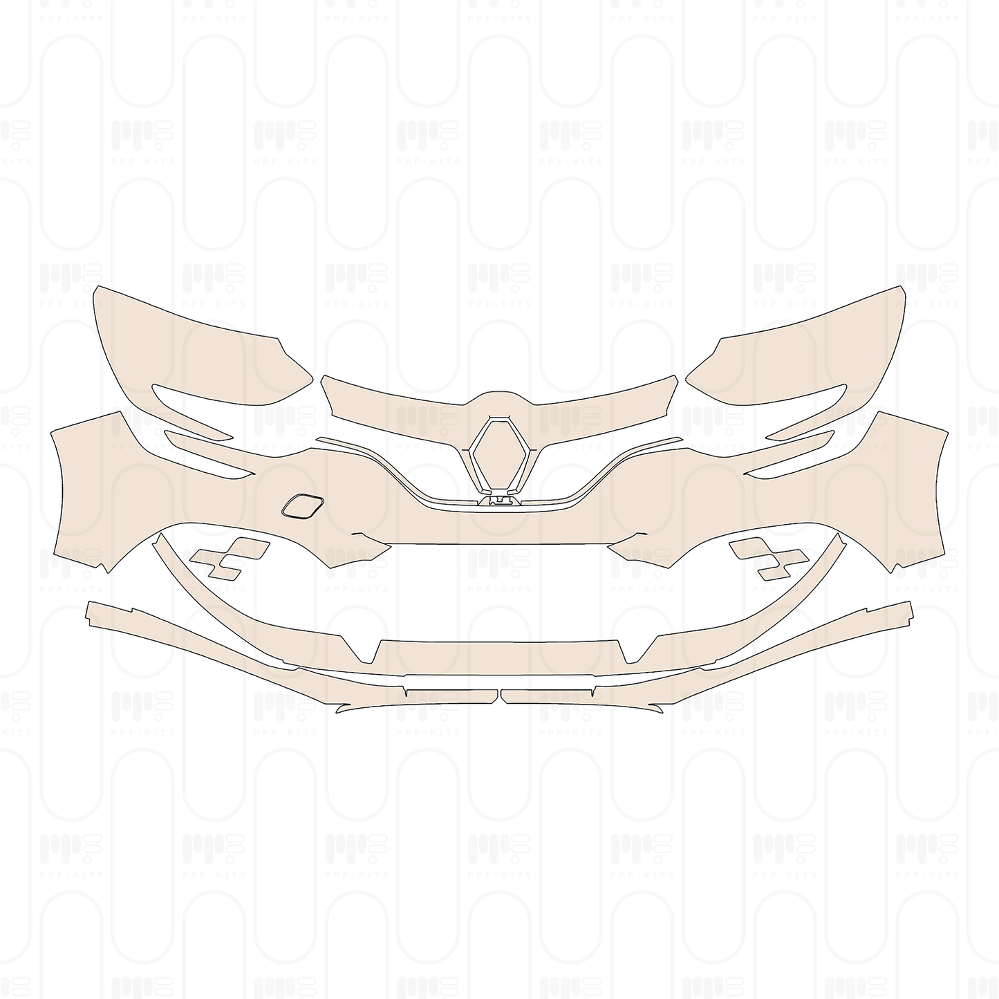 Pre-Cut PPF Renault Megane R.S. 2022