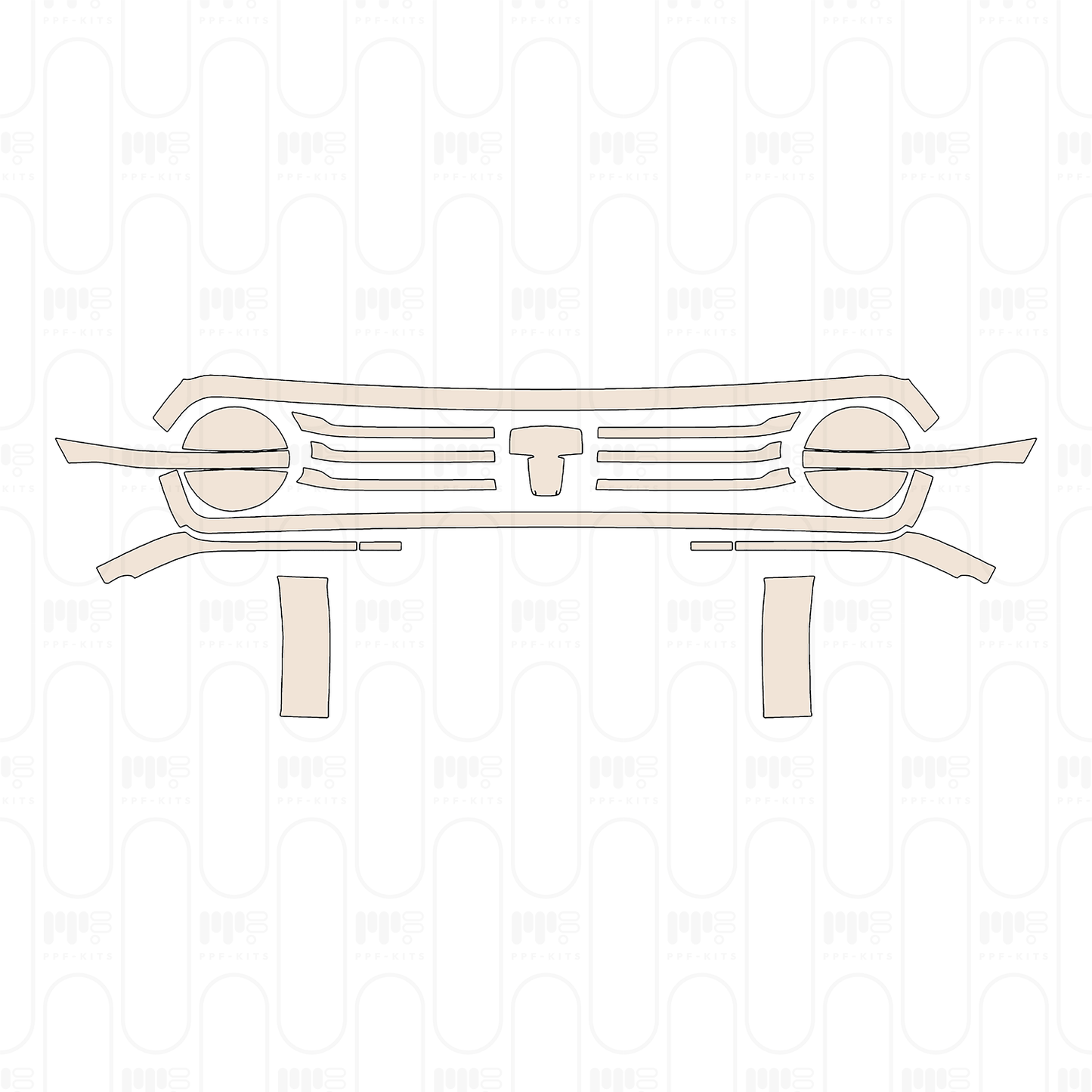 Pre-Cut PPF Tank 300 Base 2022