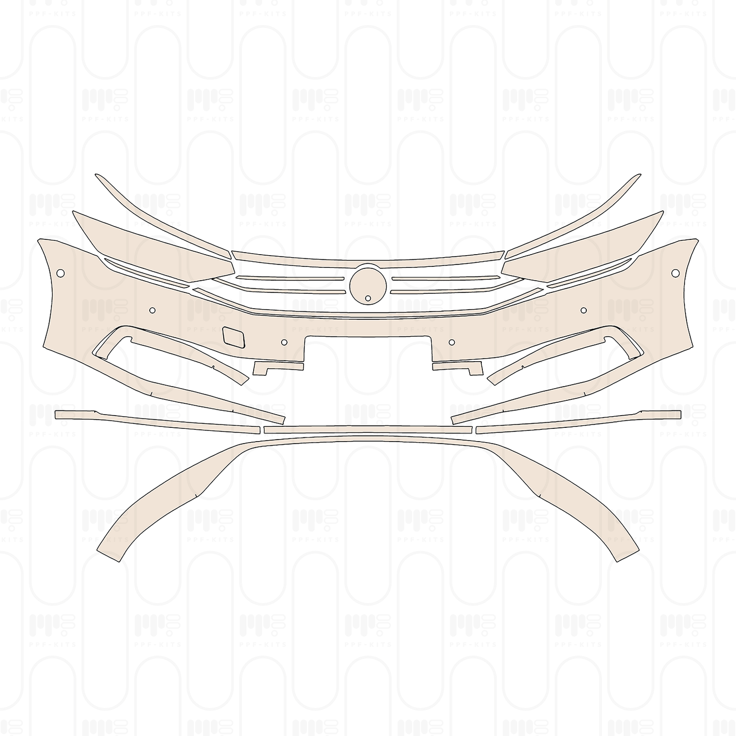 Pre-Cut PPF Volkswagen Magotan 2022