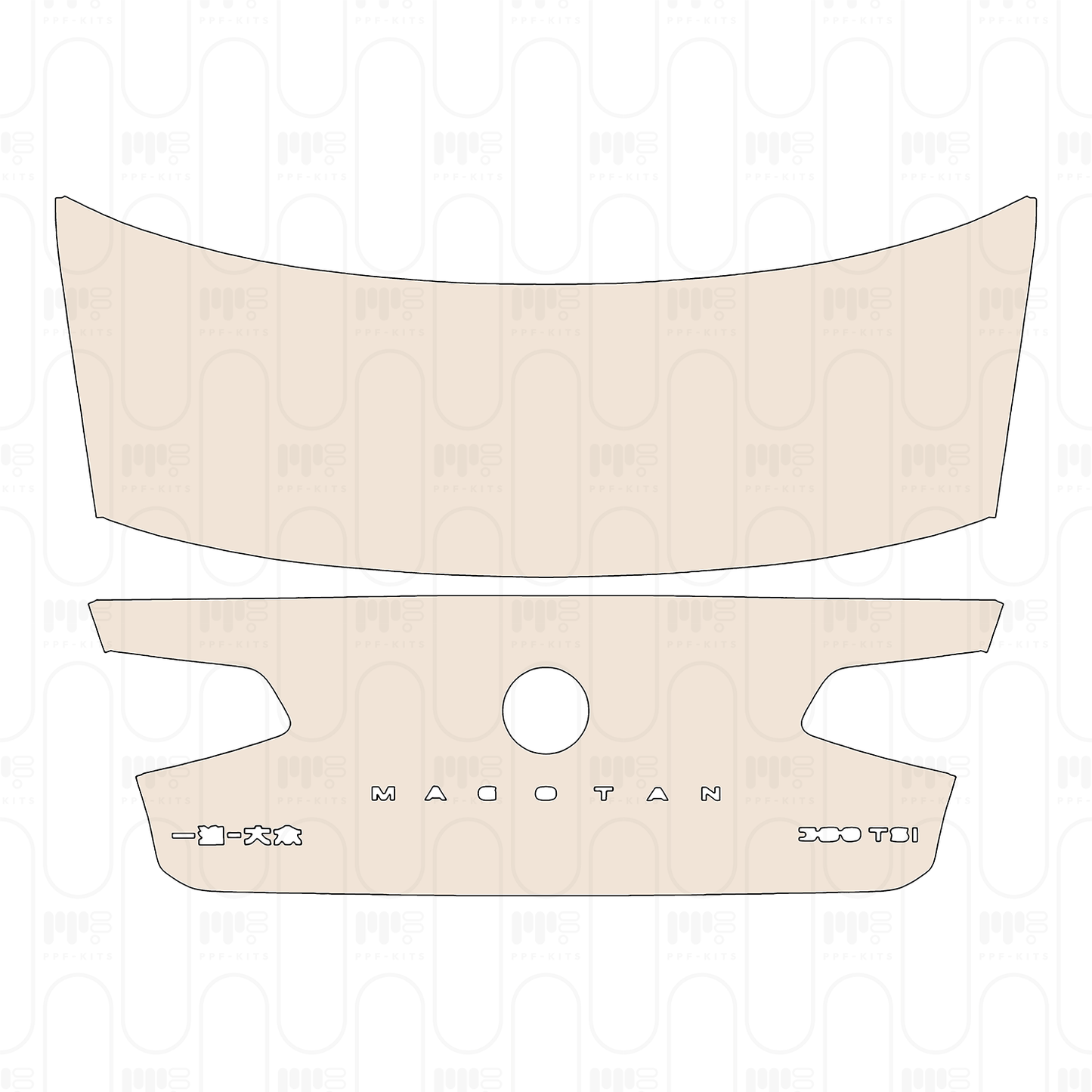 Pre-Cut PPF Volkswagen Magotan 2022