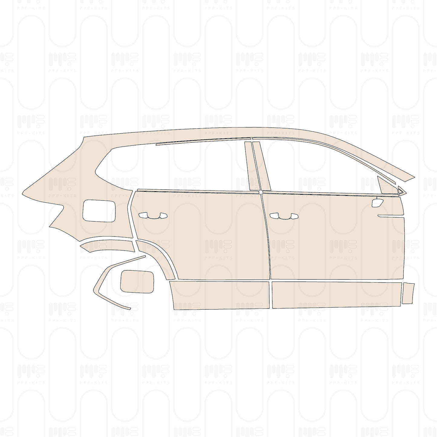 Pre-Cut PPF Volkswagen Tharu Luxury 2022