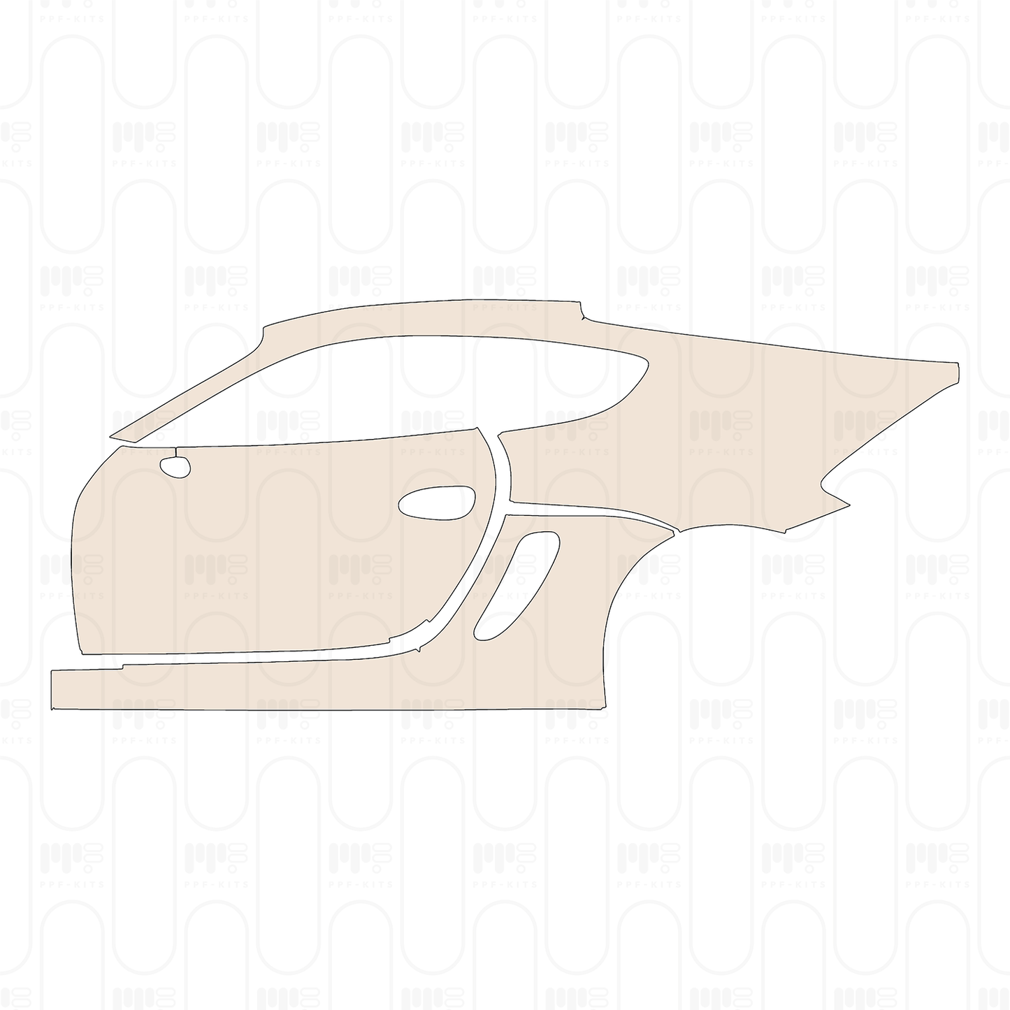 Pre-Cut PPF Porsche Cayman 2016
