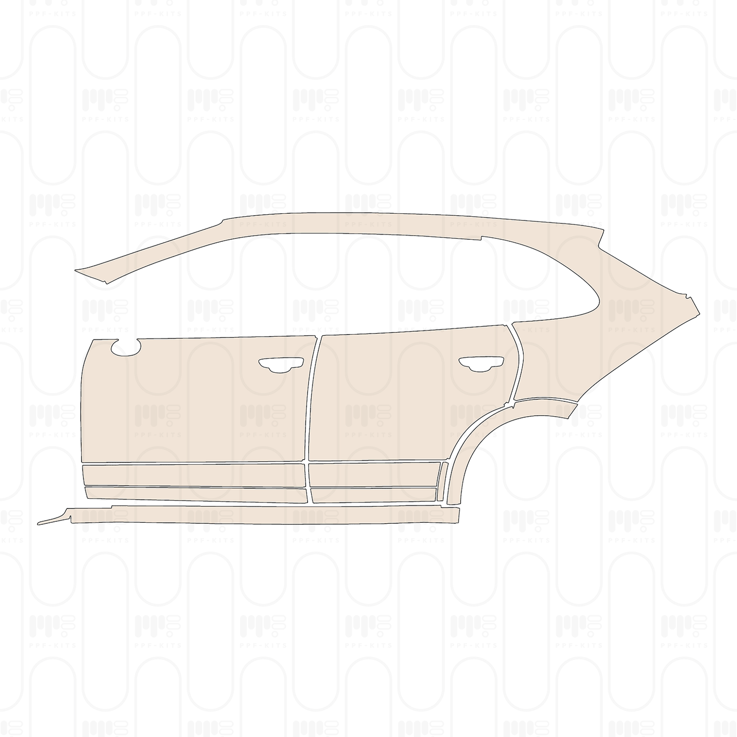 Pre-Cut PPF Porsche Cayenne GTS 2013