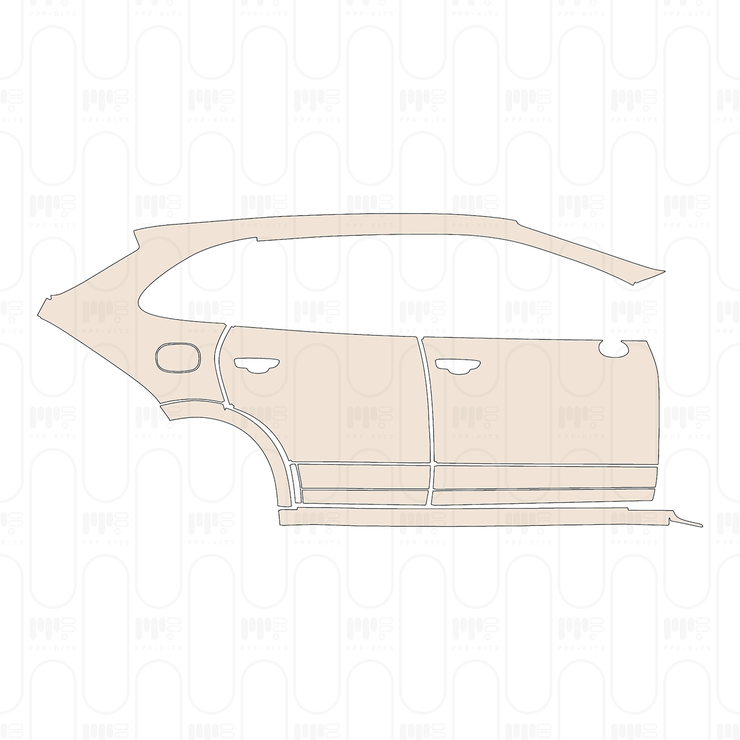 Pre-Cut PPF Porsche Cayenne GTS 2013