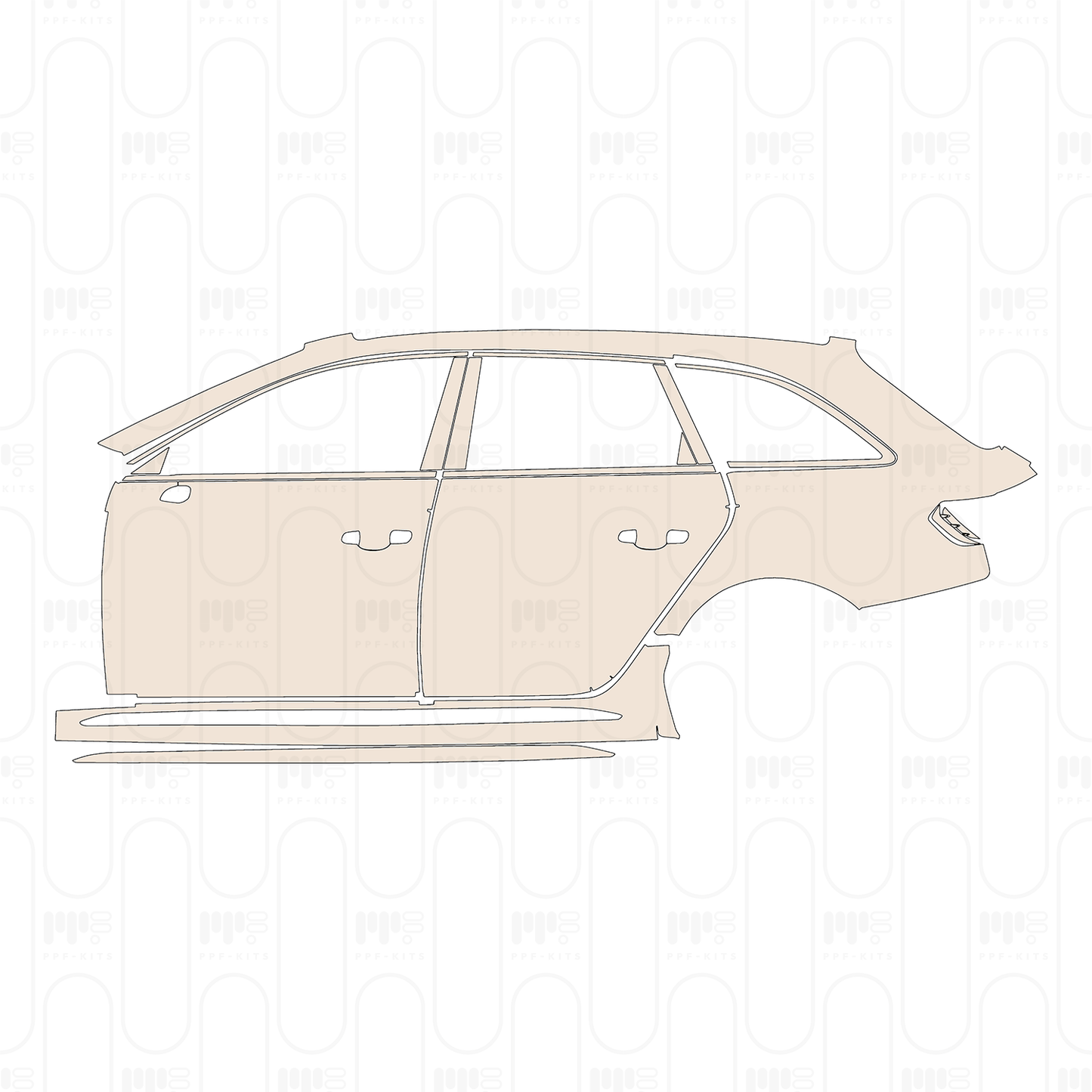 Pre-Cut PPF Audi A4 RS4 Avant 2019
