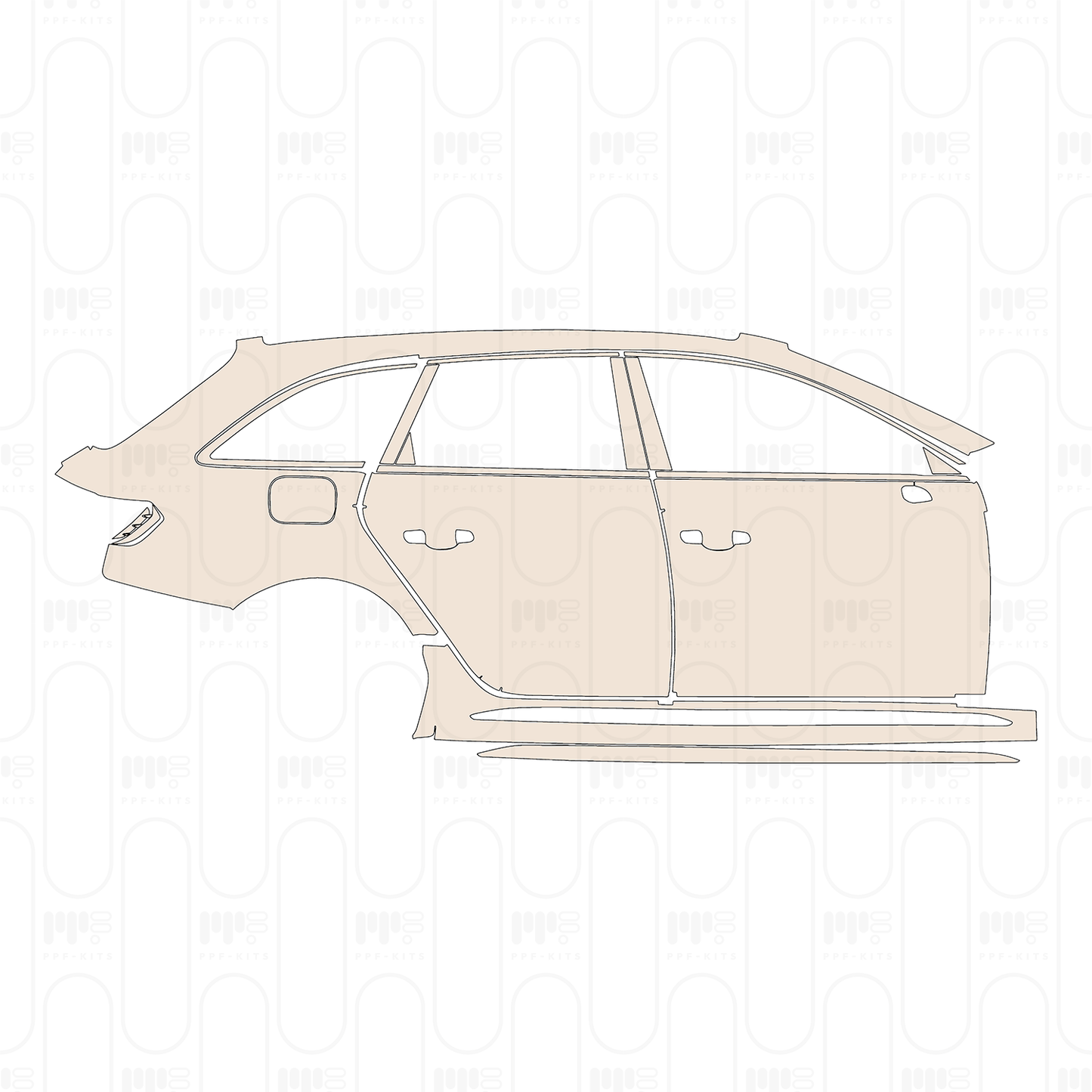 Pre-Cut PPF Audi A4 RS4 Avant 2019
