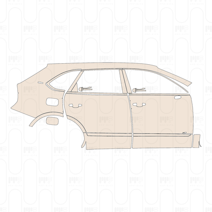Pre-Cut PPF Bentley Bentayga Standard Wheelbase Base 2021