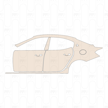 Pre-Cut PPF Maserati Ghibli Base 2014