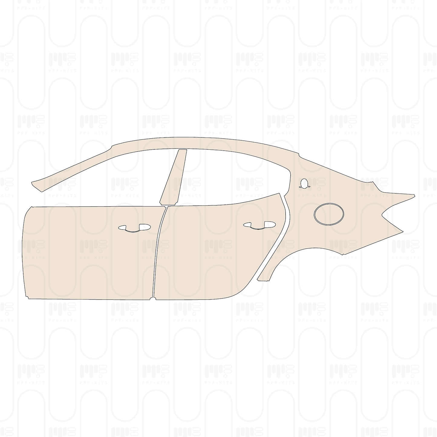 Pre-Cut PPF Maserati Ghibli GranSport 2021