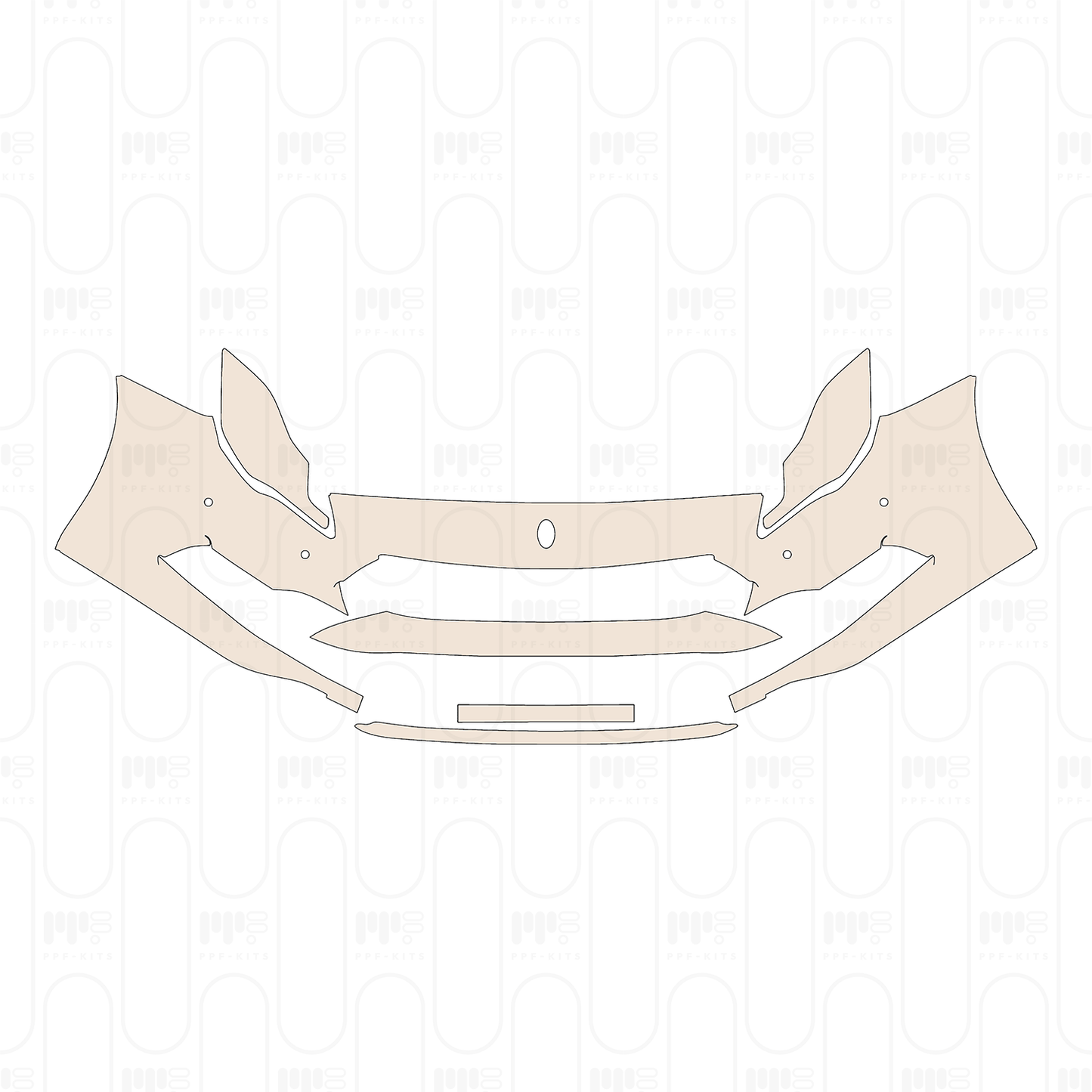 Pre-Cut PPF Maserati Quattroporte Base 2021
