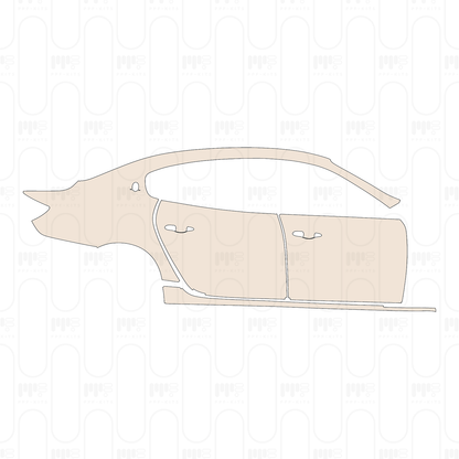 Pre-Cut PPF Maserati Quattroporte Base 2021