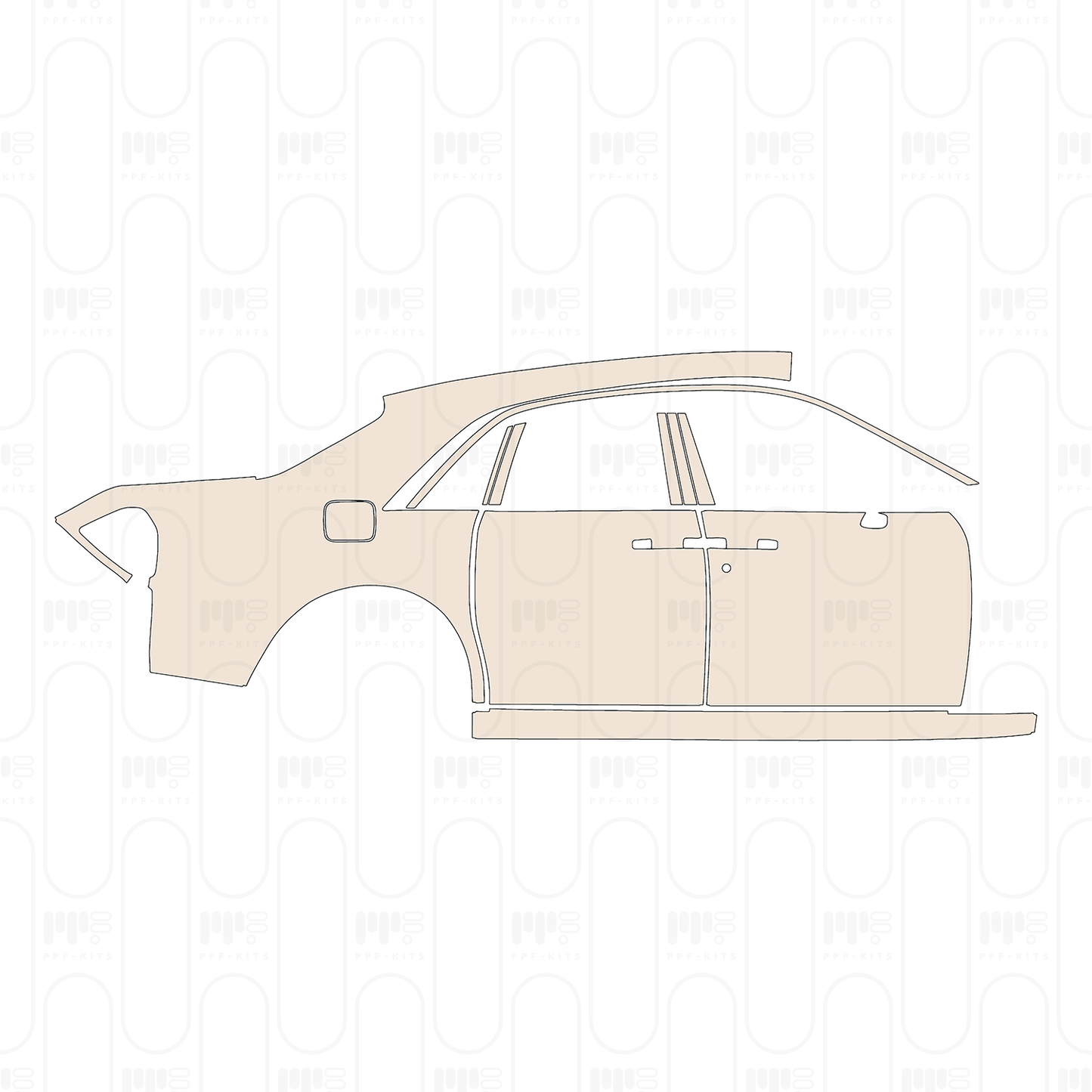 Pre-Cut PPF Rolls-Royce Ghost Standard Wheelbase 2010