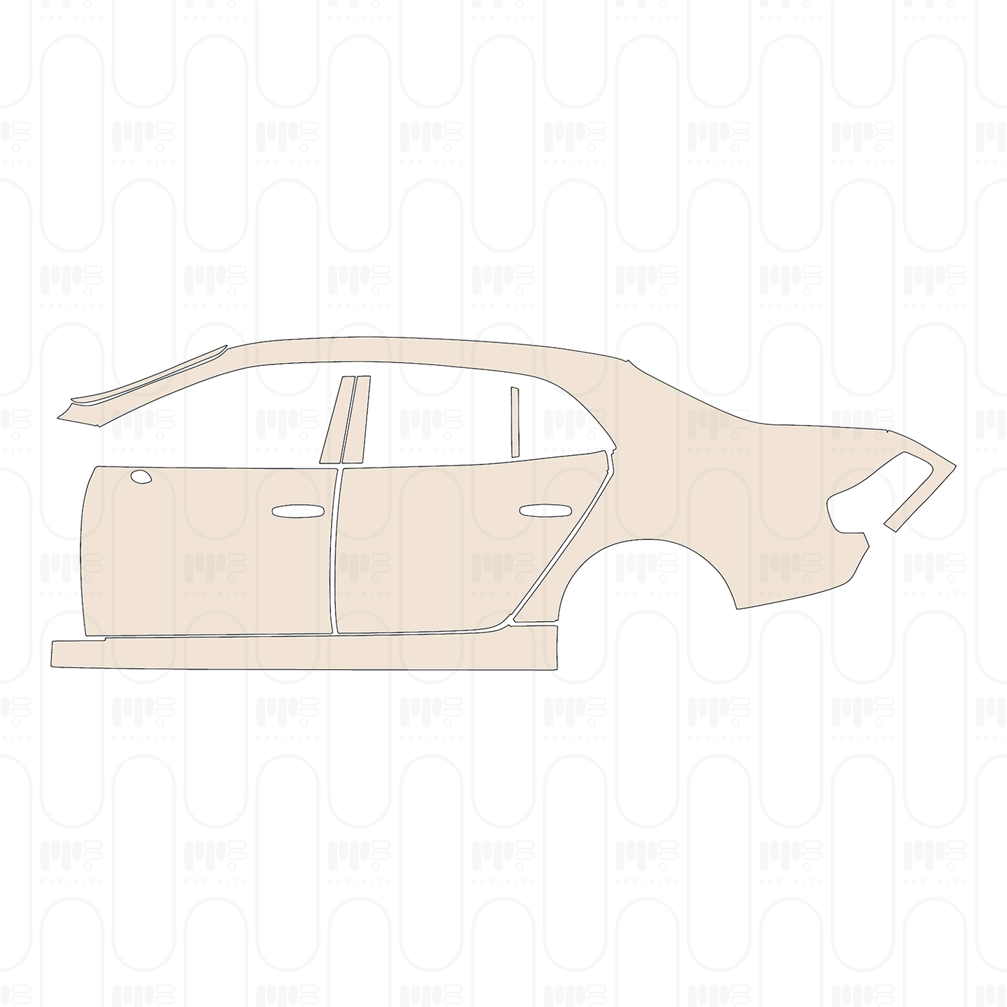 Pre-Cut PPF Bentley Flying Spur V8 2014