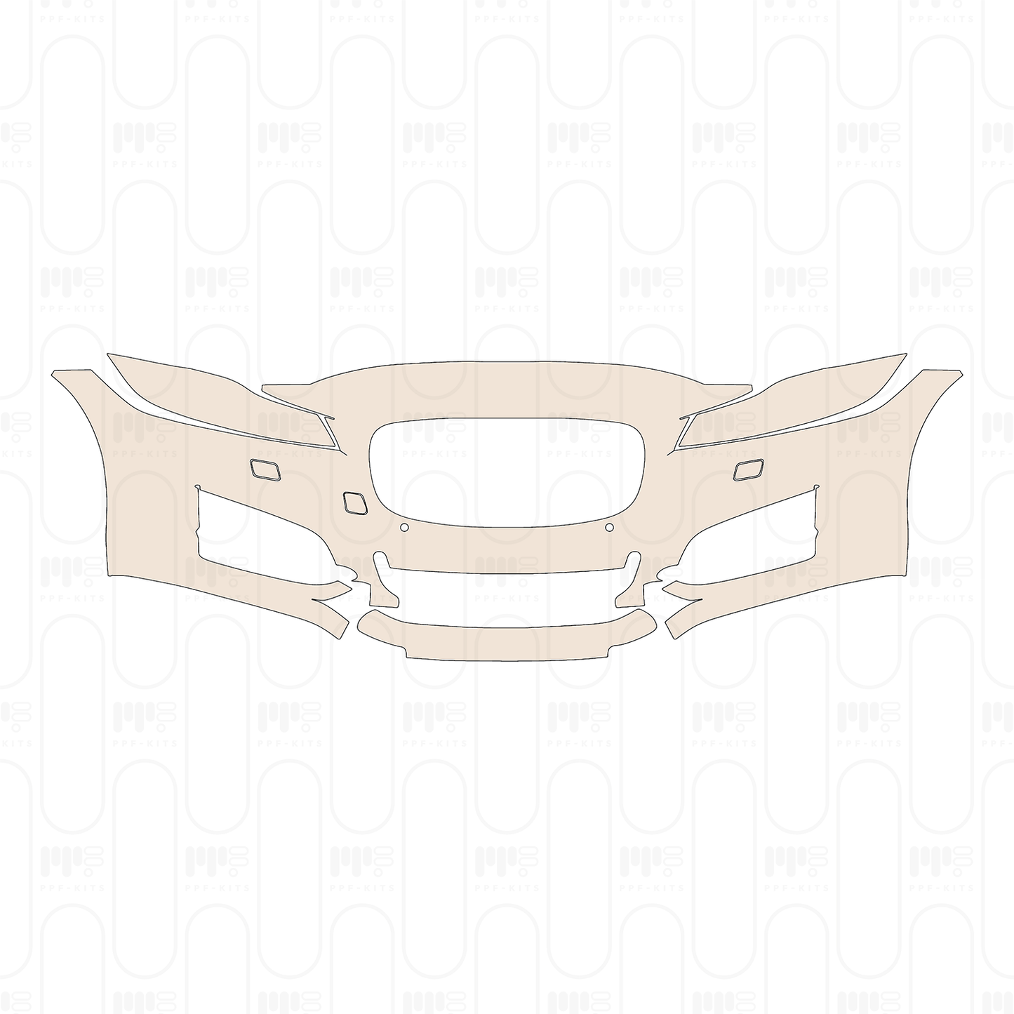 Pre-Cut PPF Jaguar XF Base 2016