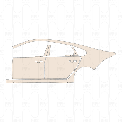 Pre-Cut PPF Jaguar XF XFL R-Sport 2017