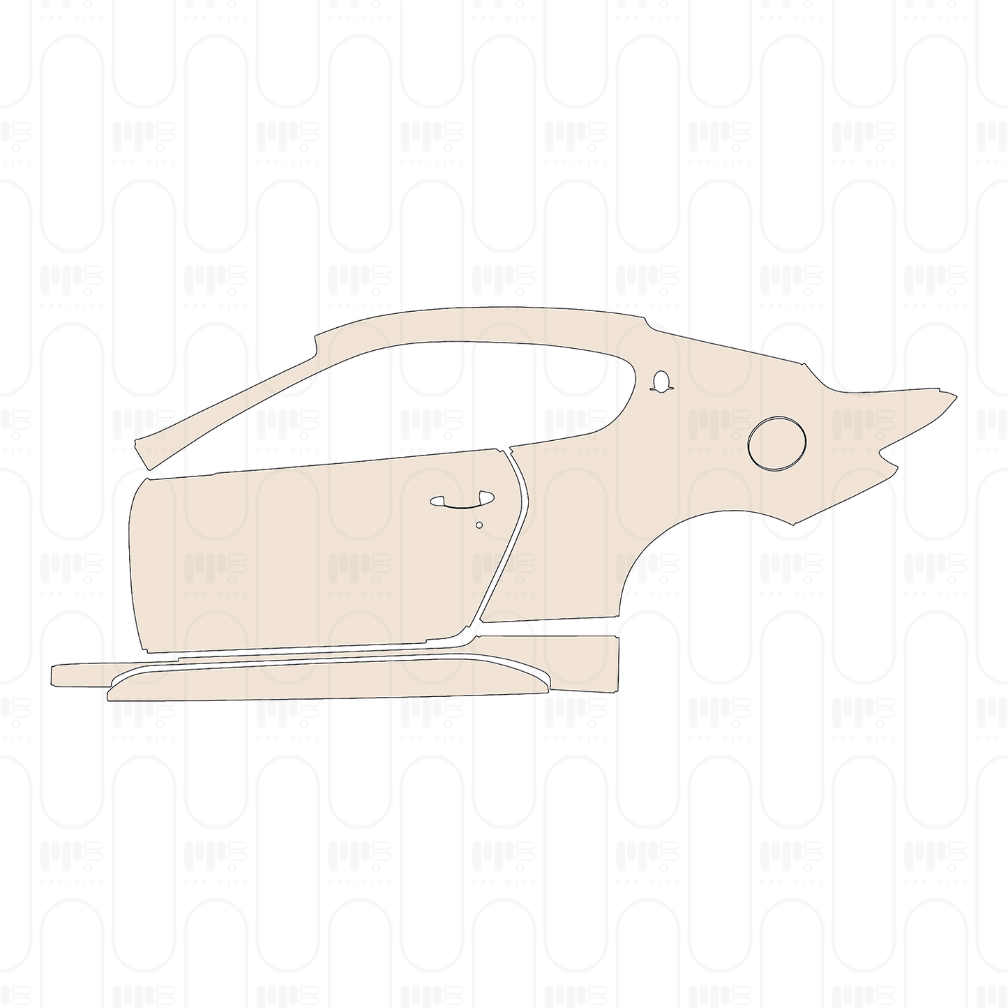 Pre-Cut PPF Maserati GranTurismo S 2012
