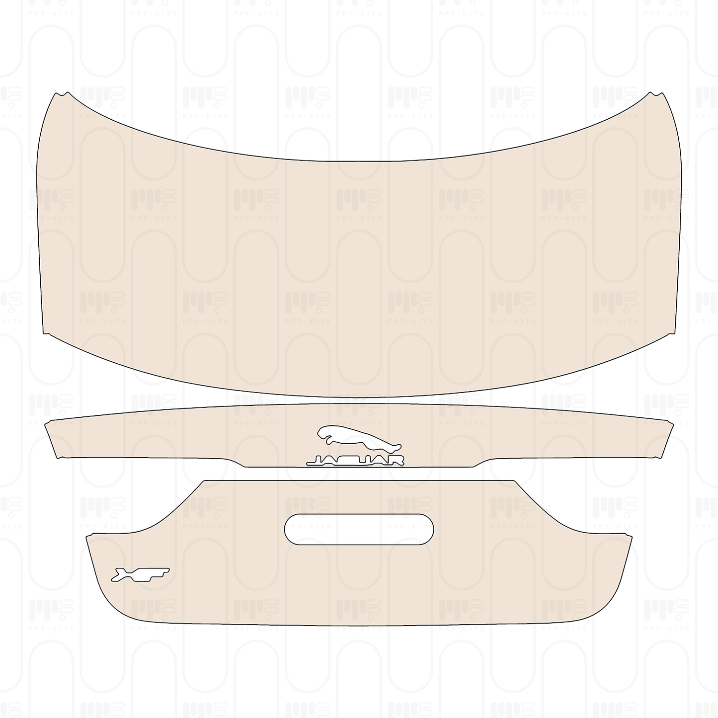Pre-Cut PPF Jaguar XF S 2016