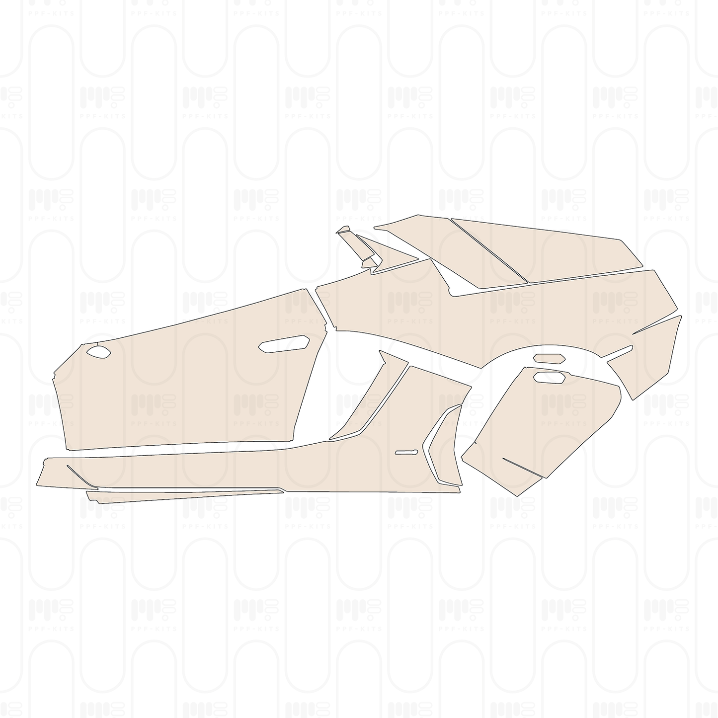 Pre-Cut PPF Lamborghini Aventador LP 700-4 Roadster 2016