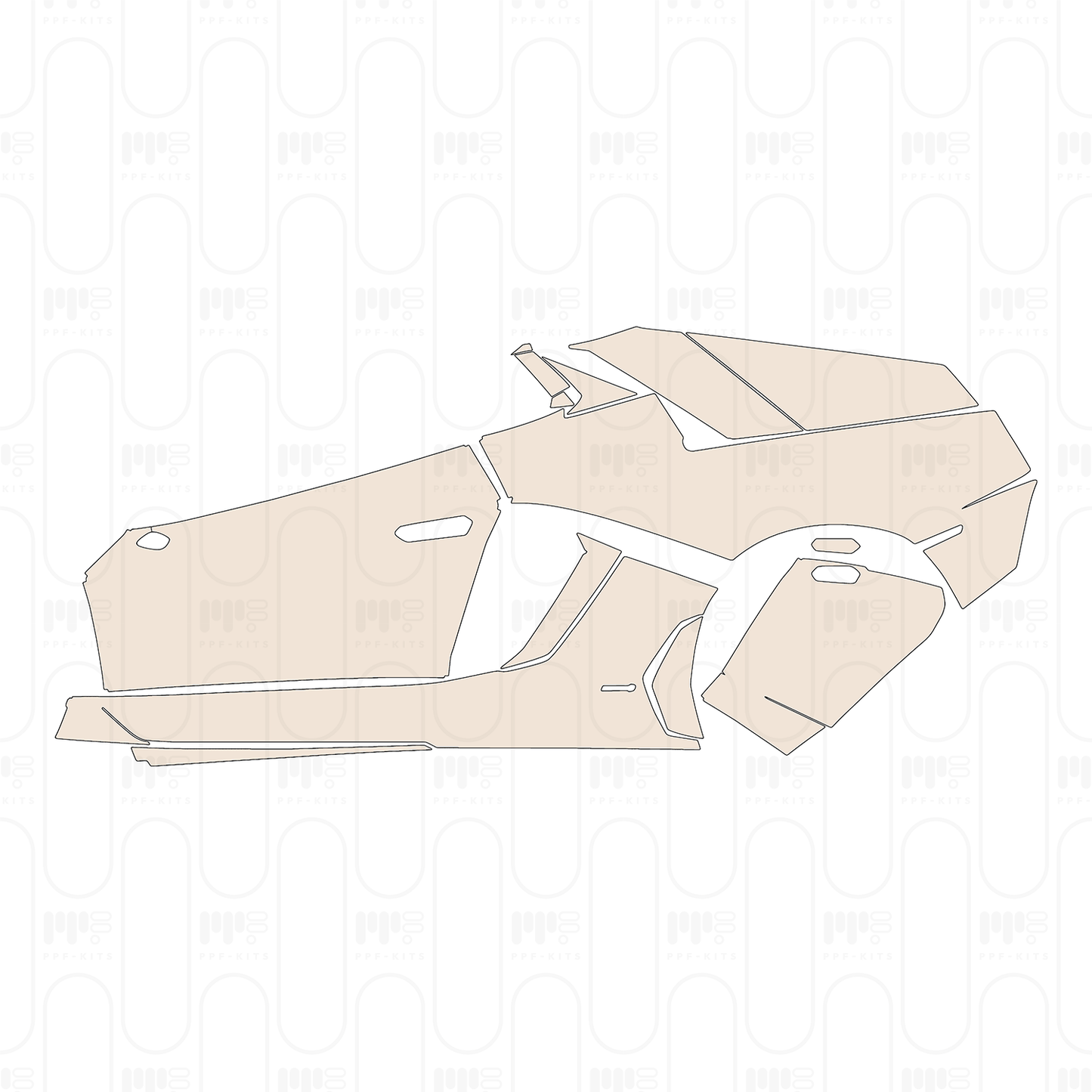 Pre-Cut PPF Lamborghini Aventador LP 700-4 Roadster 2016