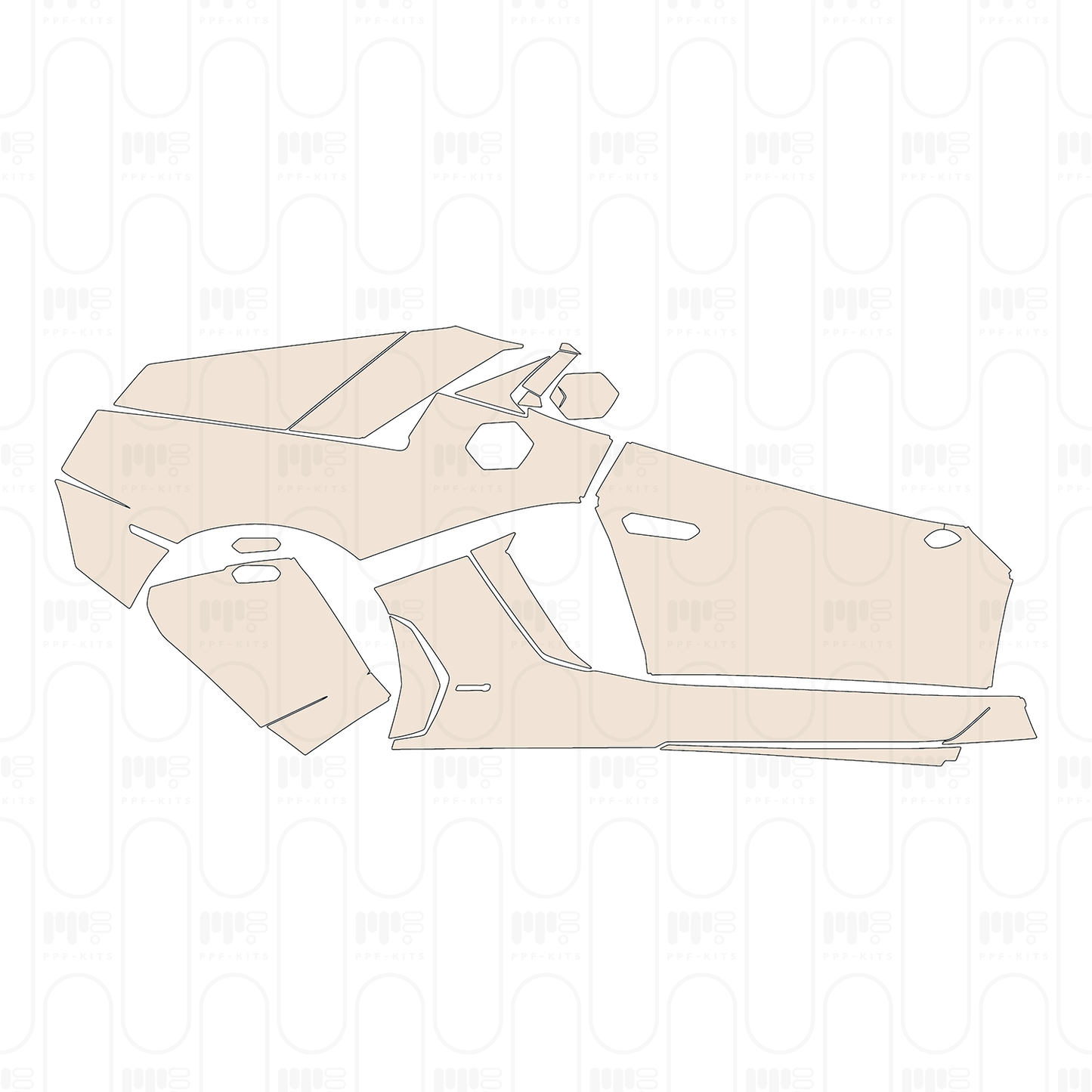 Pre-Cut PPF Lamborghini Aventador LP 700-4 Roadster 2016