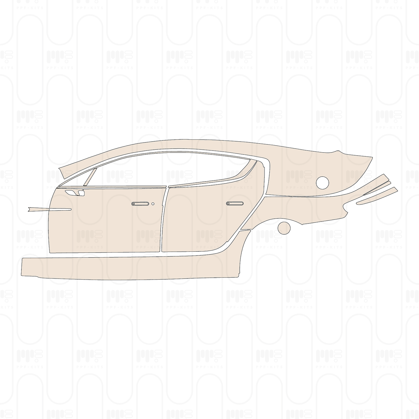 Pre-Cut PPF Aston Martin Rapide S 2014