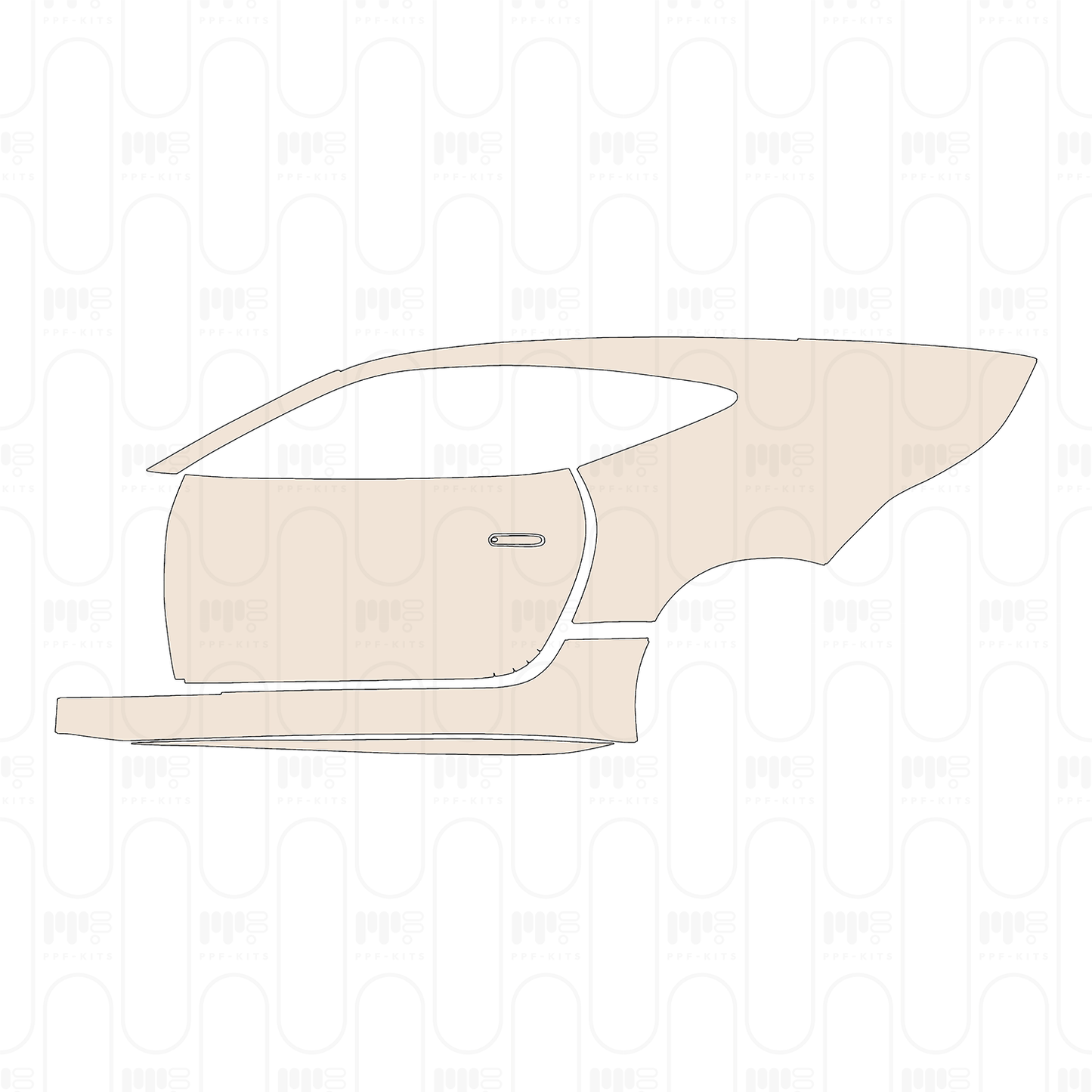 Pre-Cut PPF Jaguar F-Type Base Coupe 2016